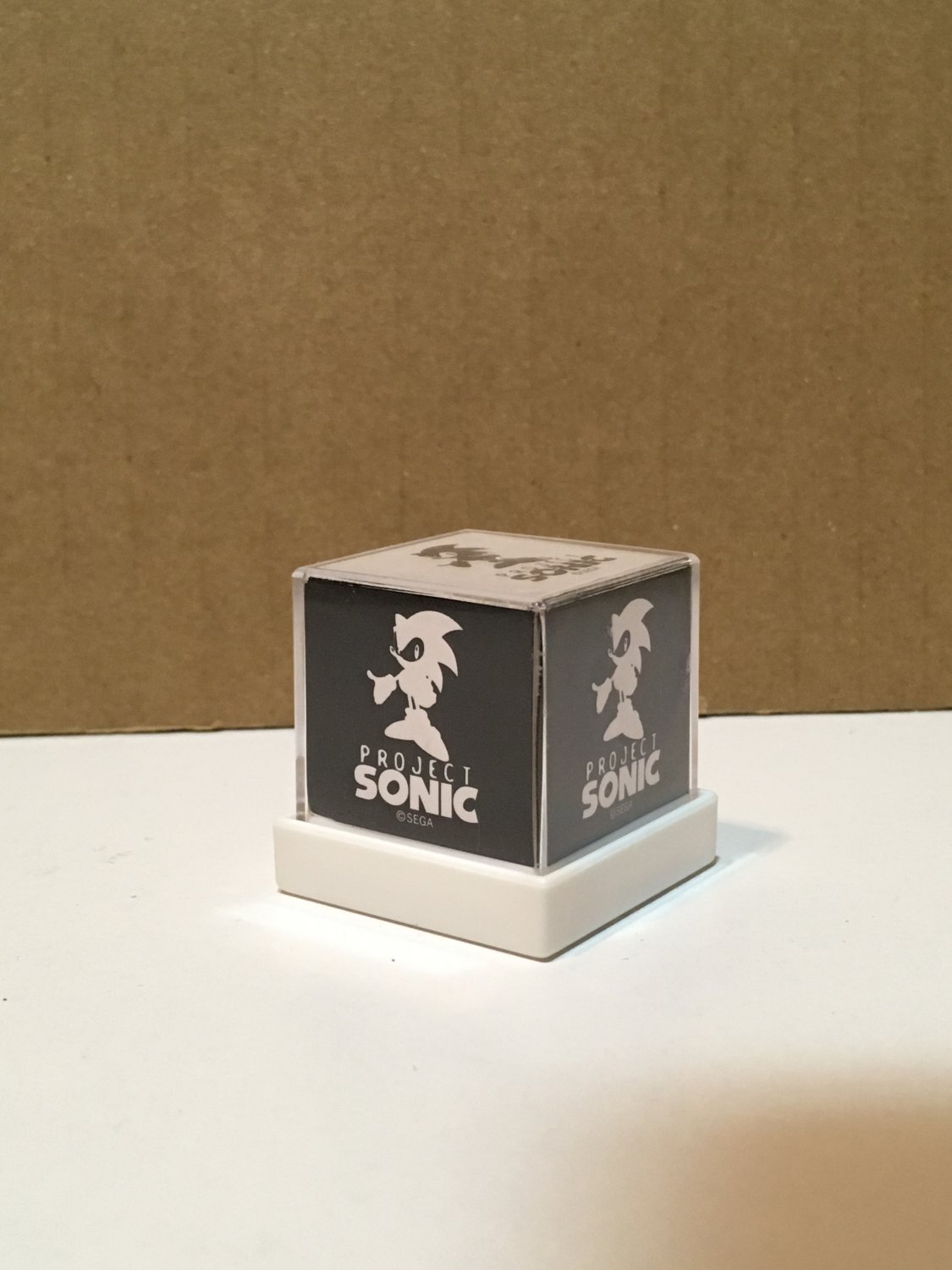 Project Sonic Rubber Stamp Seal Sega Promo 1990s Rare Sonic the ...