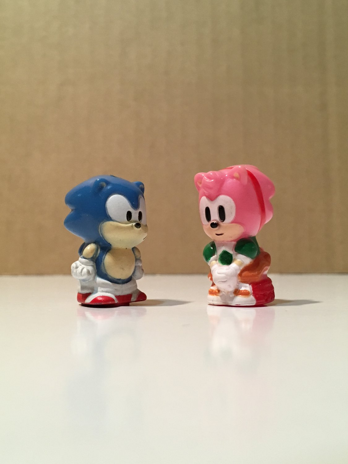 Sonic and Amy Rose Figures Toys Pencil Toppers Sonic the Hedgehog Sega ...