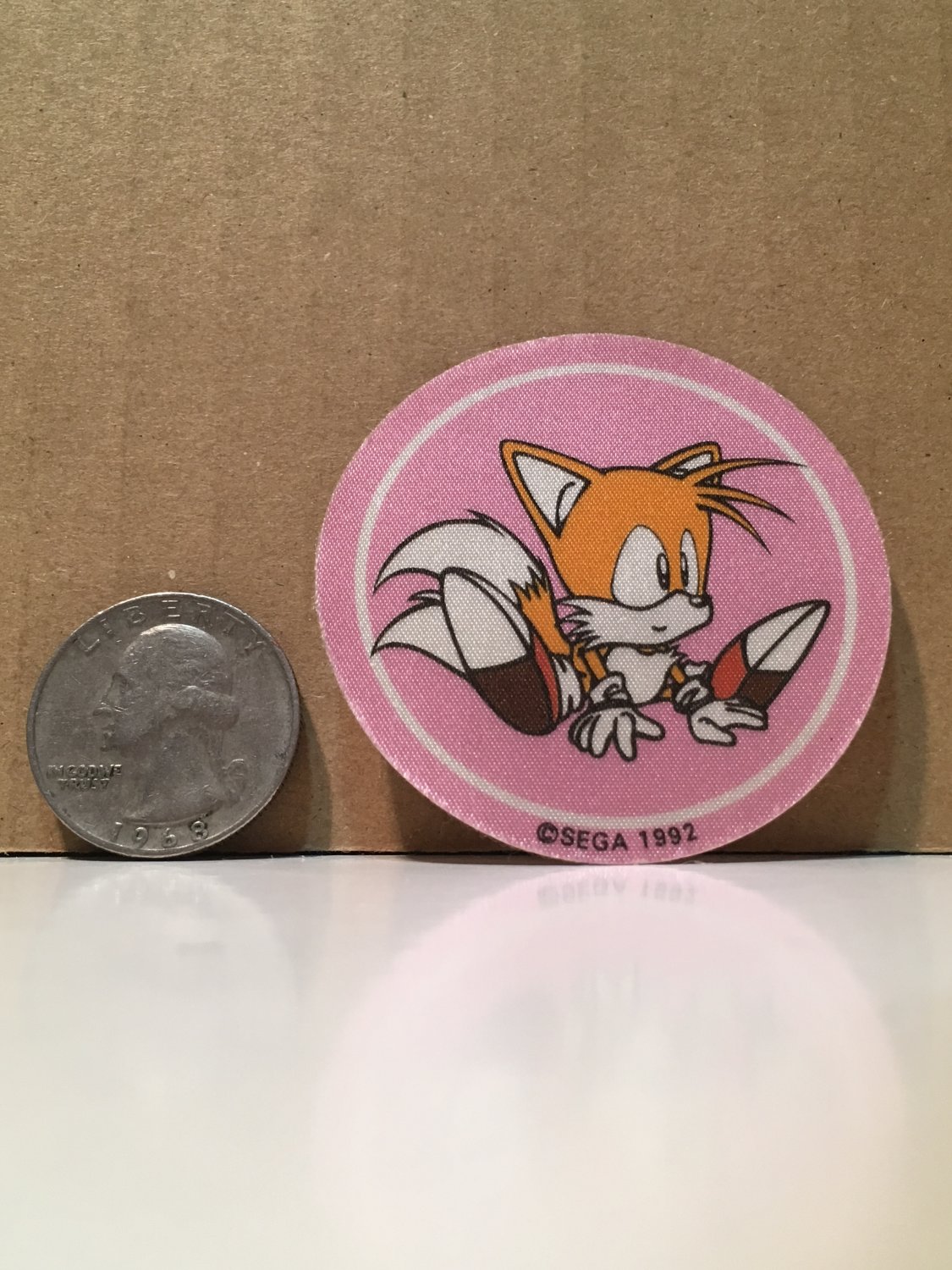 Vintage Sonic the Hedgehog Tails Fabric Sticker Patch Japanese ...