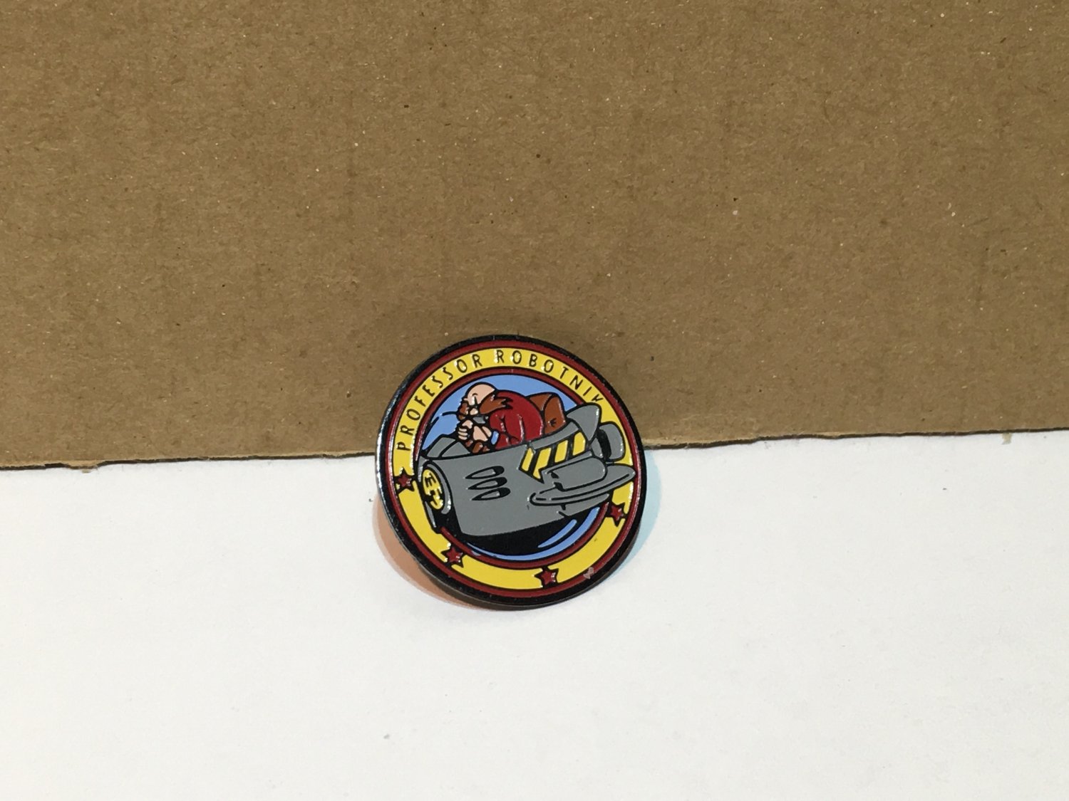 Professor Robotnik Sonic the Hedgehog Pin Badge Dr. Eggman vintage ...