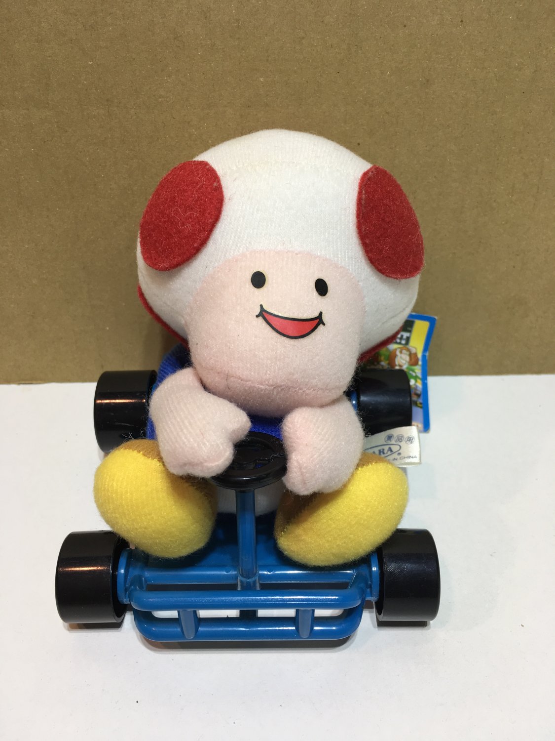 Super Mario Kart Plush Toy Toad Takara 1993 Nintendo Vintage Figure