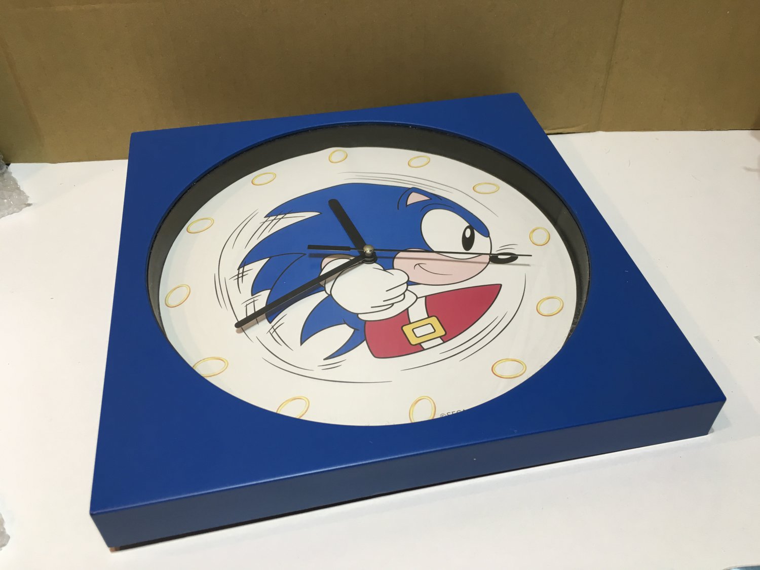 Sonic the Hedgehog Wall Clock Sega Collectible