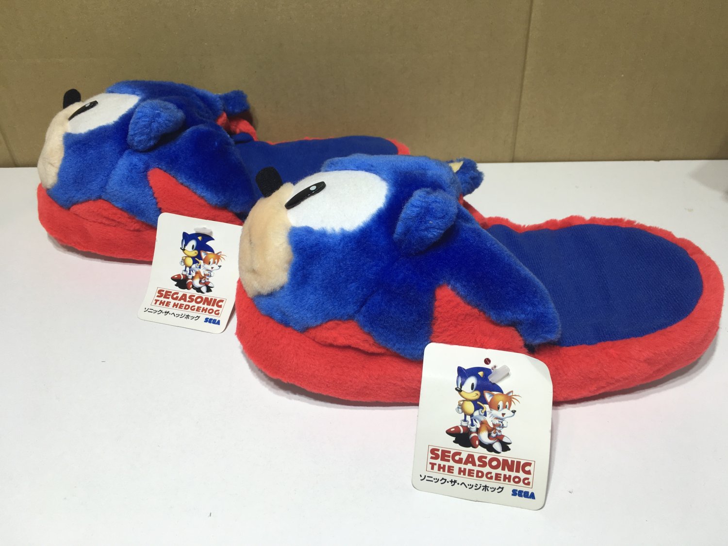 sonic the hedgehog sonic plush slippers shoes