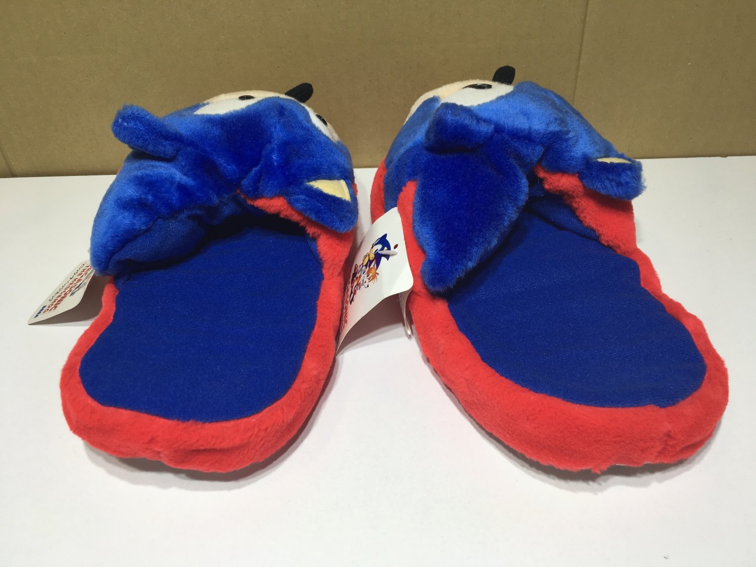 sonic the hedgehog sonic plush slippers shoes