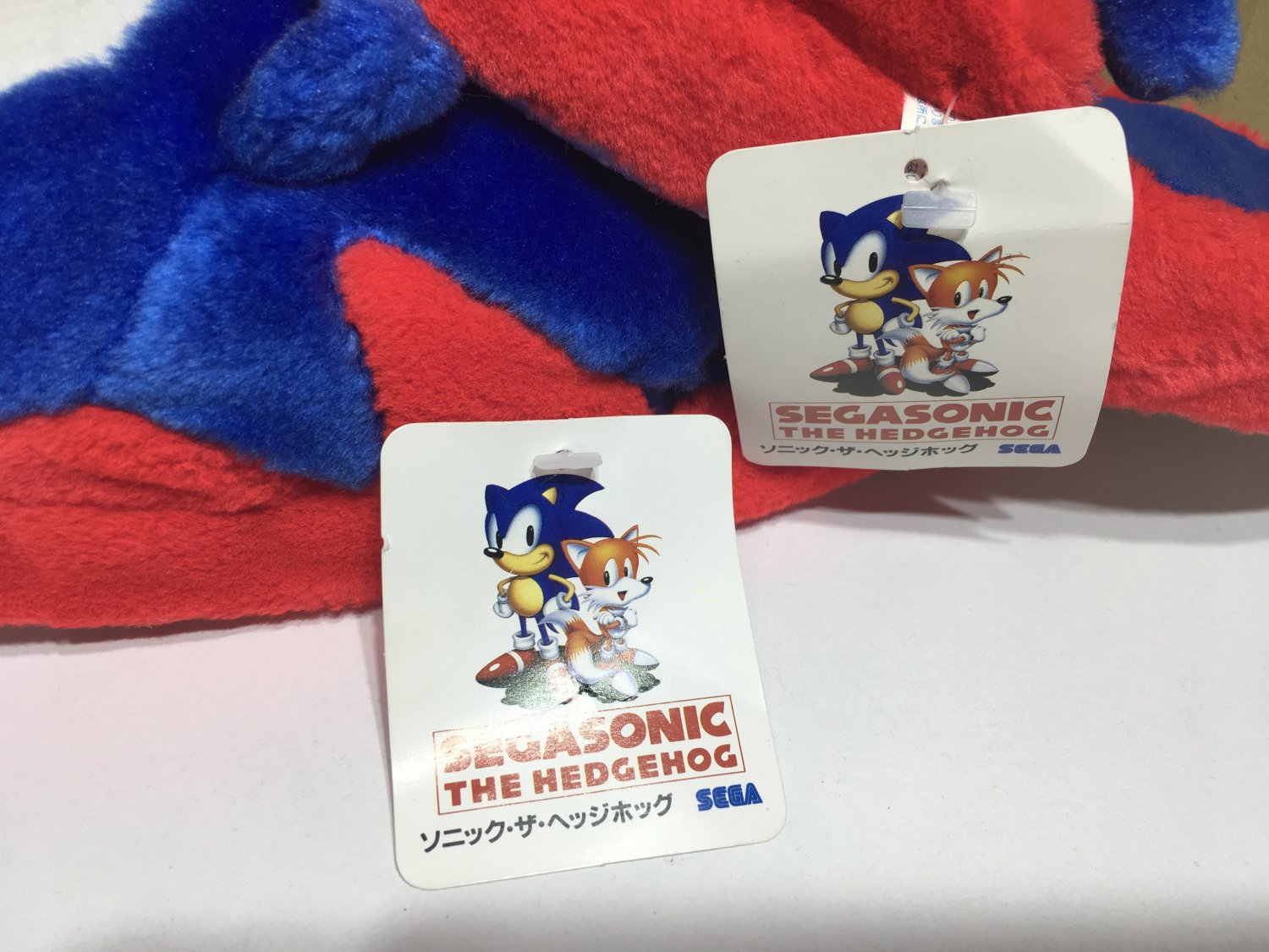 sonic the hedgehog plush slippers