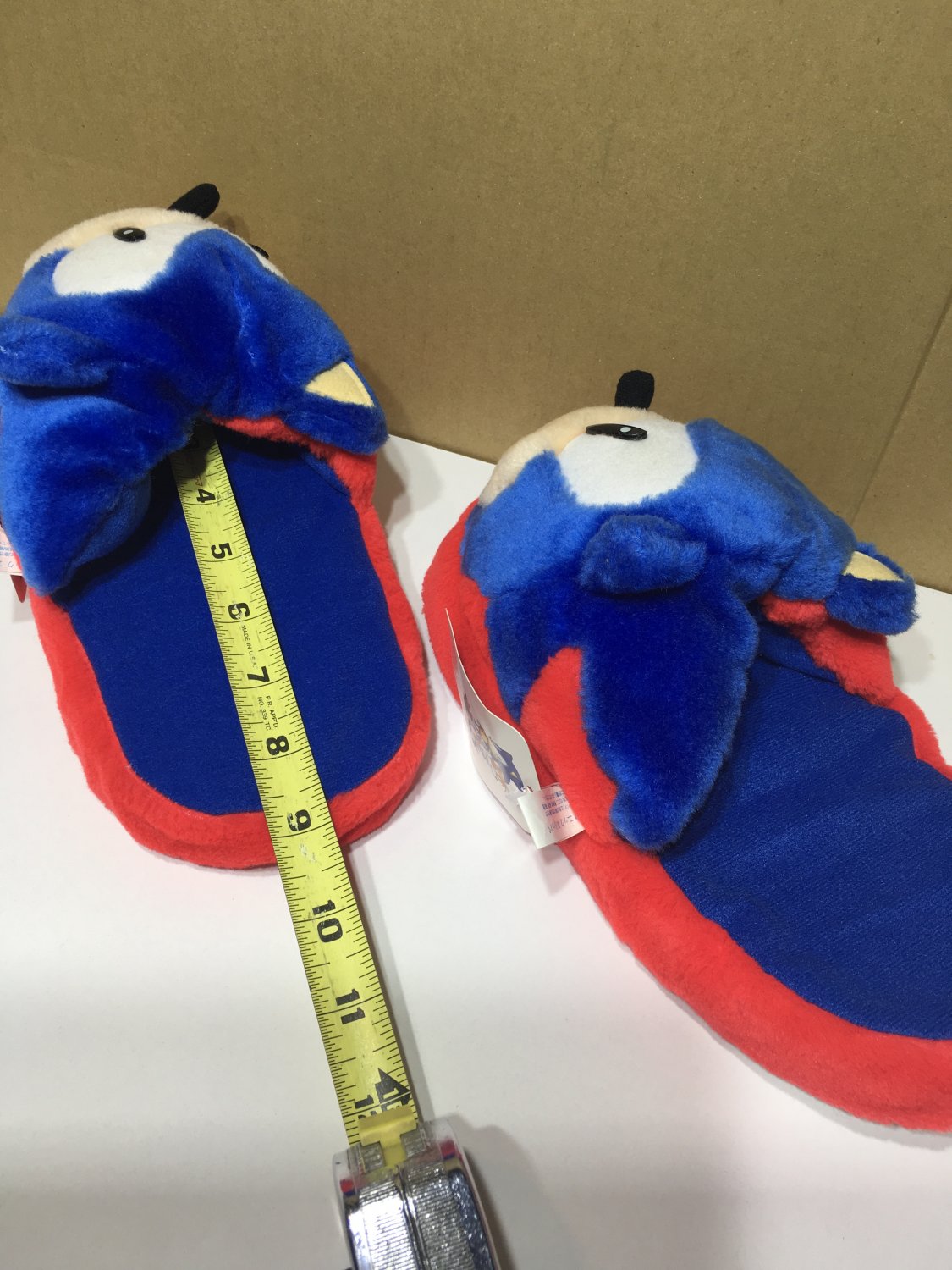 sonic the hedgehog sonic plush slippers shoes