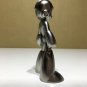 Rockman Mega Man 20th Anniversary Metal Statue Figure Silver Tone Collectible Rare Capcom