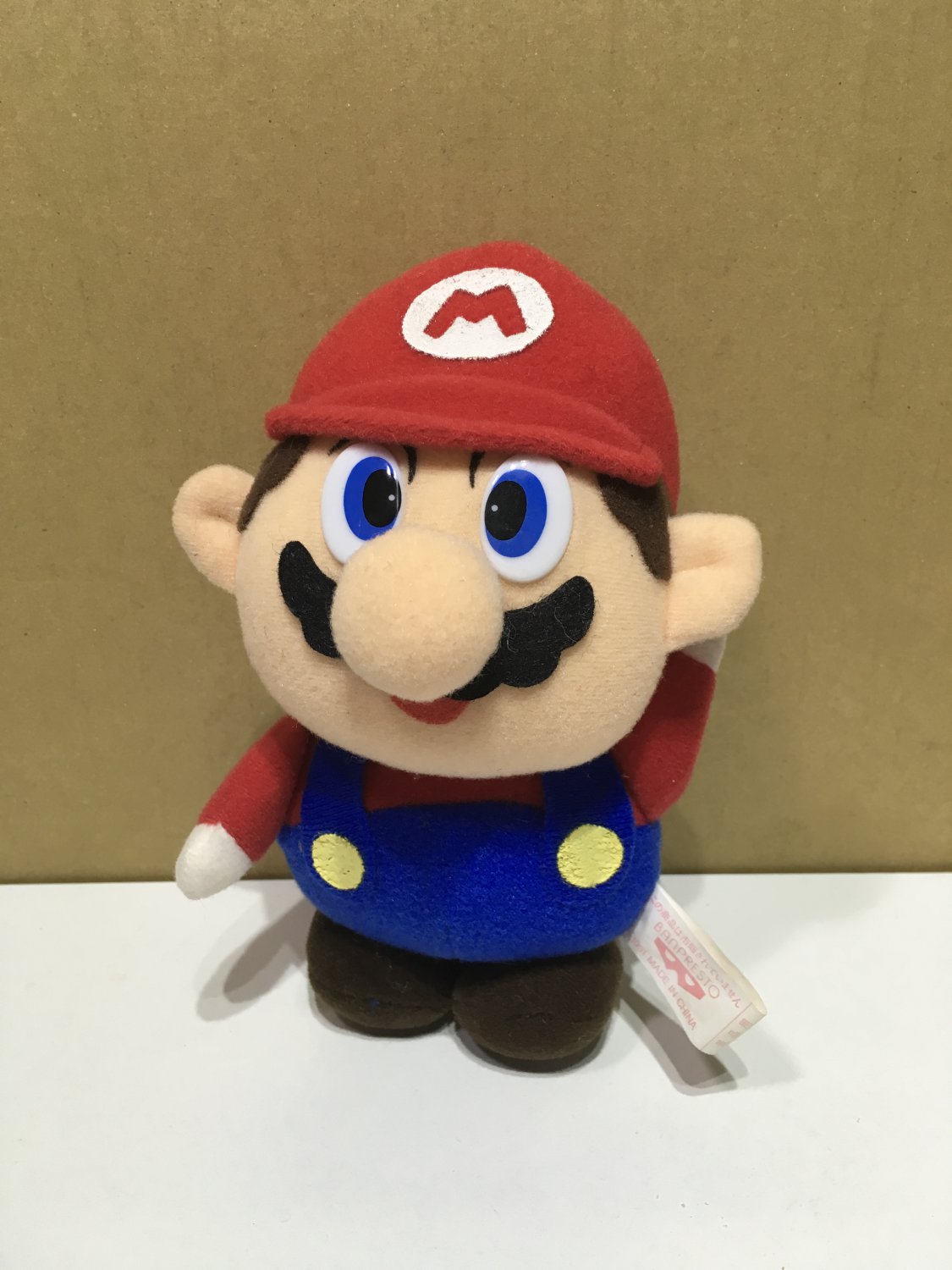 Super Mario World Mario Plush Toy Figure Banpresto 1992 vintage Bros ...