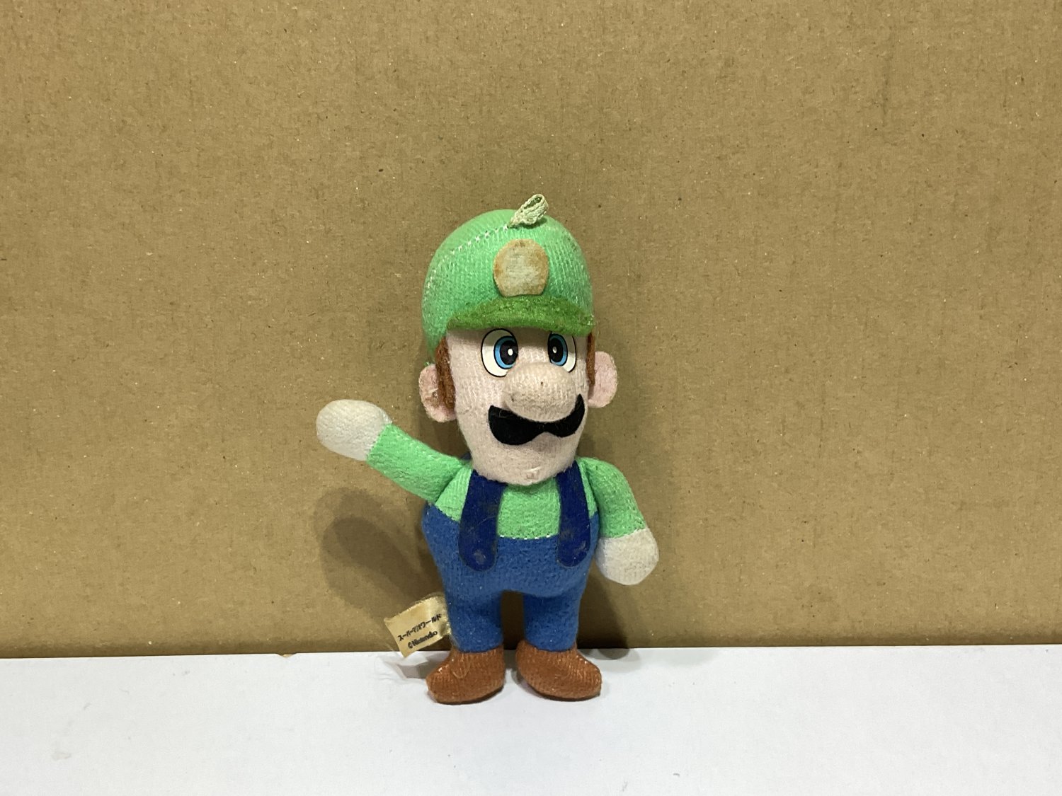 Super Mario Plush Toy Luigi Takara Nintendo Rare Vintage Figure Collectible