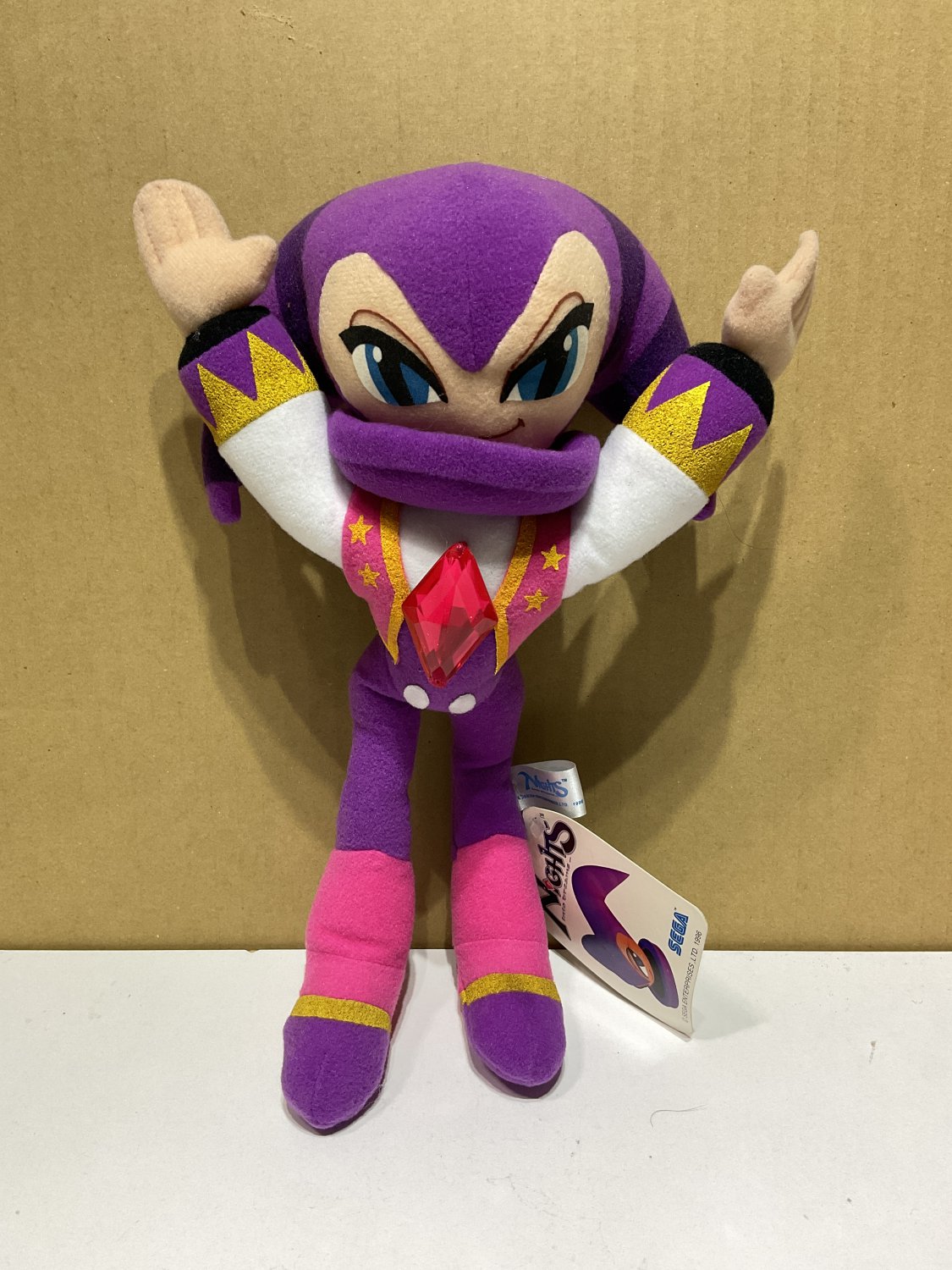 Nights Into Dreams Flying Nights Plush Toy Figure 1996 1997 Sega rare ...