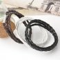 Twist leather bracelet