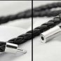 Twist leather bracelet