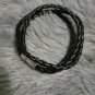Twist leather bracelet