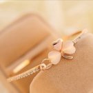 Clover bracelet gold BT001