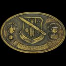 US Air Force Titan II 308TH Strategic Missile Wing USN USAF 80s Vtg Belt Buckle