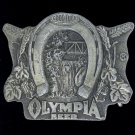 Olympia Beer Brewing Company Logo Brewery Washington 1978 Vintage Belt Buckle