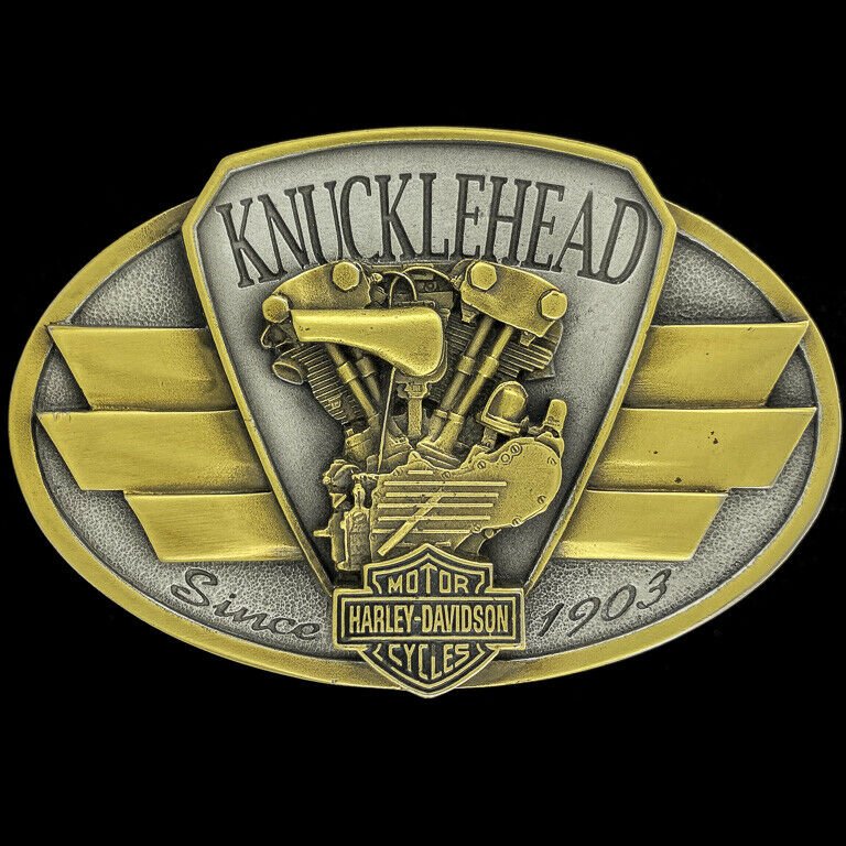 NIB Harley Panhead Shovelhead Knucklehead Evo Rare 94 NOS Vintage Belt