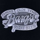 Barqs Famous Olde Tyme Root Beer Soda Nos Silver Tone 1980s Vintage Belt Buckle