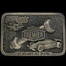 Vtg 80s Nos 1986 Indianapolis 500 25 Years At Indy Racing Belt Buckle
