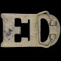Ed Edwin Edward Eddie Name Hippie Western Brass 1970s NOS Vintage Belt Buckle
