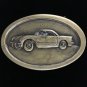 1957 Chevy Chevrolet Corvette Classic Car Racing 1970s Vintage Belt Buckle