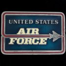 Usaf Us Air Force United States Vet Military Pilot Aviation 70s Vtg Belt Buckle