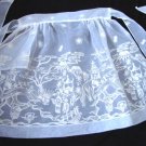Vintage 50s Hostess ORIENTAL Apron FLOCKED ORGANZA NOS New w Tag