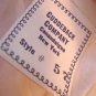 Vintage 50s Hostess ORIENTAL Apron FLOCKED ORGANZA NOS New w Tag