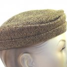 Vintage 50s Metallic Gold Woven Evening Hat New York Creations
