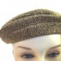 Vintage 50s Metallic Gold Woven Evening Hat New York Creations