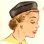 Vintage 50s Metallic Gold Woven Evening Hat New York Creations