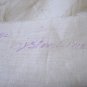 Vintage Linen Fabric Cloth 52 x 84 Unused GC Off White