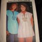 Sewing Pattern Vintage 70s Top Blouse EMBROIDERY Large NEW