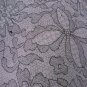 Vintage 50s Sheer Pink Nylon FAUX LACE Print Fabric  49" x 2yd