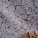 Vintage 50s Pink & Gold Fabric  Quilt Floral 35" x 2yd