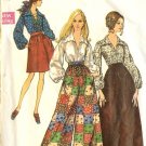 Sewing Pattern Vintage 60s Bell Bottom Pants Blouse B38