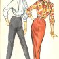 Sewing Pattern Vintage 50s Pants Blouse Slim Skirt B38