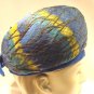 Vintage Hat 60s 50s PEACOCK Bubble Feather Toque