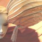Vintage Edwardian Hat Calash Style Cloche Tassel BERET