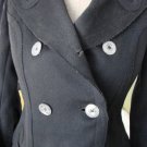 VTG Victorian Edwardian Heavy Wool APPLIQUES Jacket S