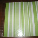 Scrapbook Paper  Lime Strip