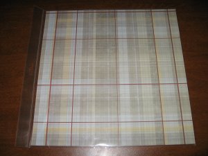 Scrapbook Paper Brown Plaid
