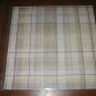 Scrapbook Paper Brown Plaid