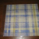Scrapbook Paper blue plaid