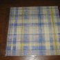 Scrapbook Paper blue plaid
