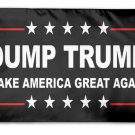 Dump Trump Flag Black Impeach Donald Trump 3x5' Banner Resist Anti Trump