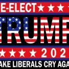 RE-ELECT Trump 2020 Make Liberals Cry Again Flag MAGA