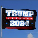 Trump 2024 Flag 3x5 Foot Digital Print Banner New Flags USA MAGA