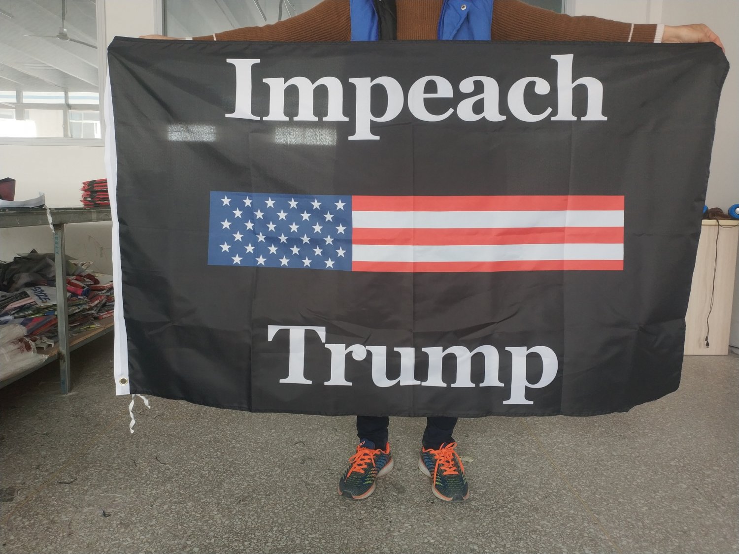 Impeach Trump Flag 3x5FT Make America Great Again Banner Resist Anti Trump 2020