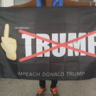 Trump 2020 President USA Flag MIDDLE FINGER 3x5ft Impeach Print Banner Resist